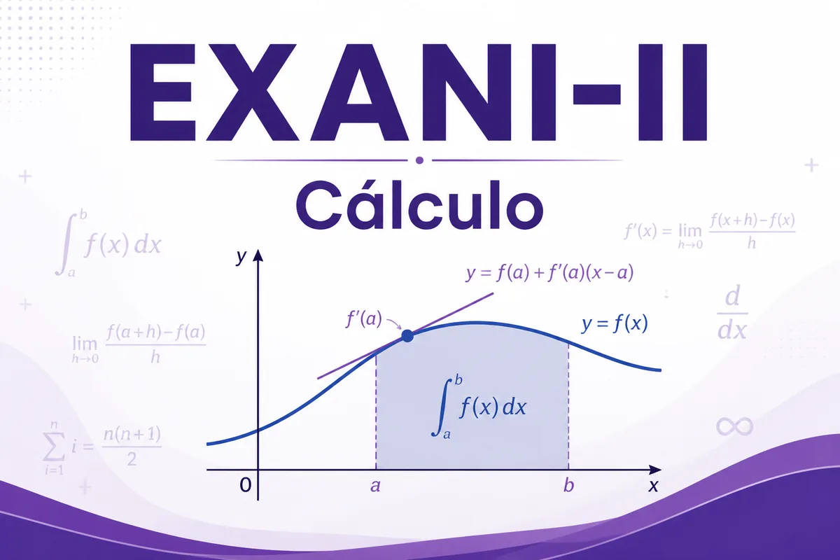 Temario EXANI-II de Cálculo diferencial e integral